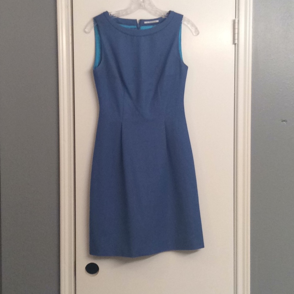 Tahari blue size two dress